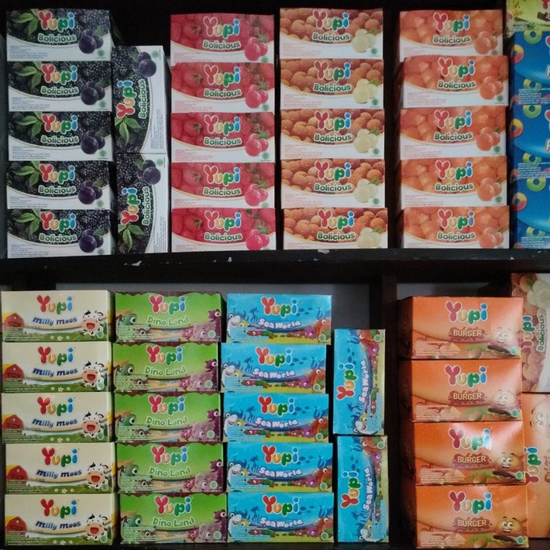 

Permen Yupi Box Aneka Rasa isi 24Pcs Ready Stock
