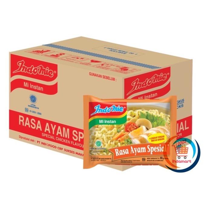 

♘ Indomie Ayam Spesial 1 Dus 68 gram Isi 40 pcs ▼