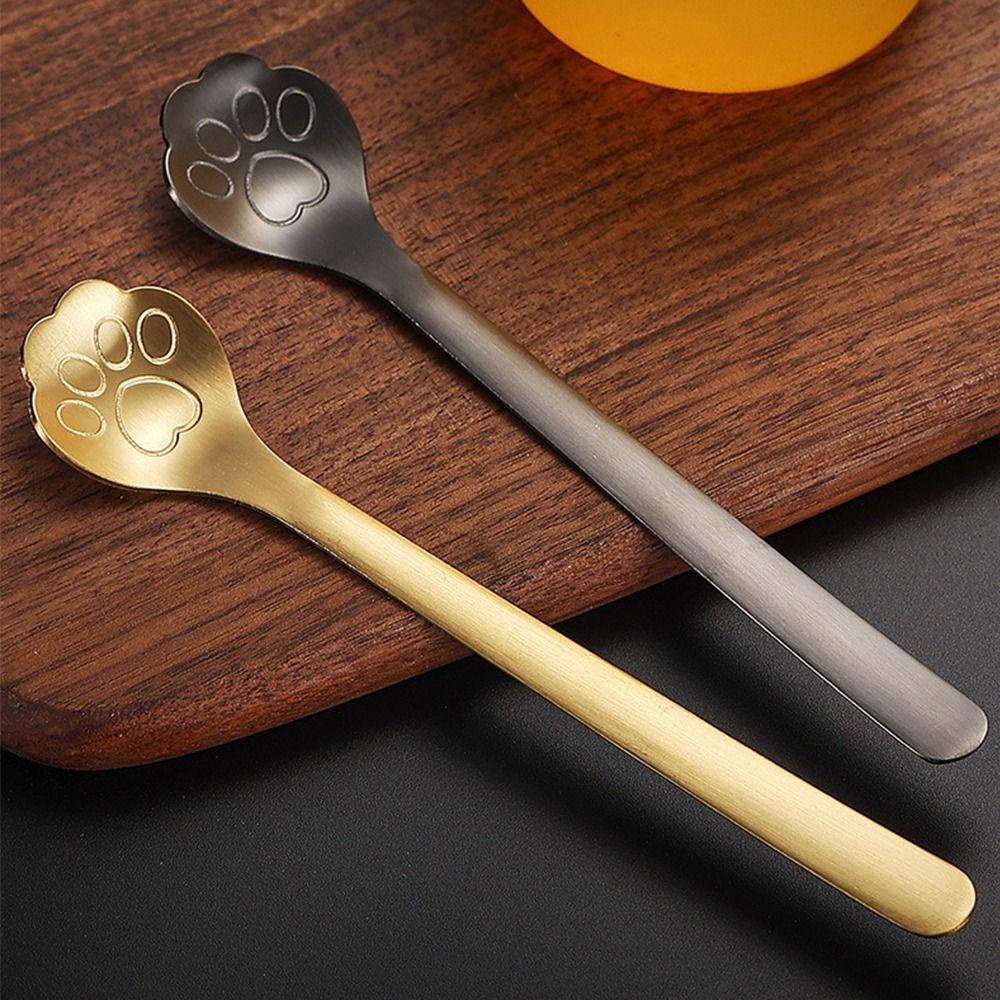 Solighter Stirring Spoon Sendok Dessert Kopi Stainless Steel Tahan Lama Lucu