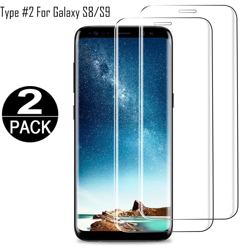 Untuk Samsung Galaxy S9 S8 Note8 9 3D Curved HD Bening Tempered Glass Pelindung Layar/Penjualan Panas