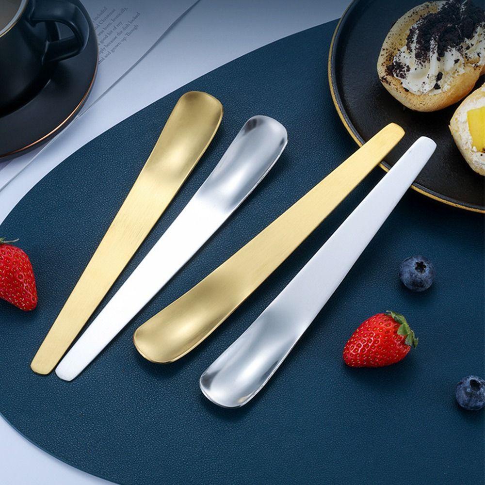 Solighter 2PCS Dessert Spoon Dapur Sendok Espresso Kopi Stainless Steel