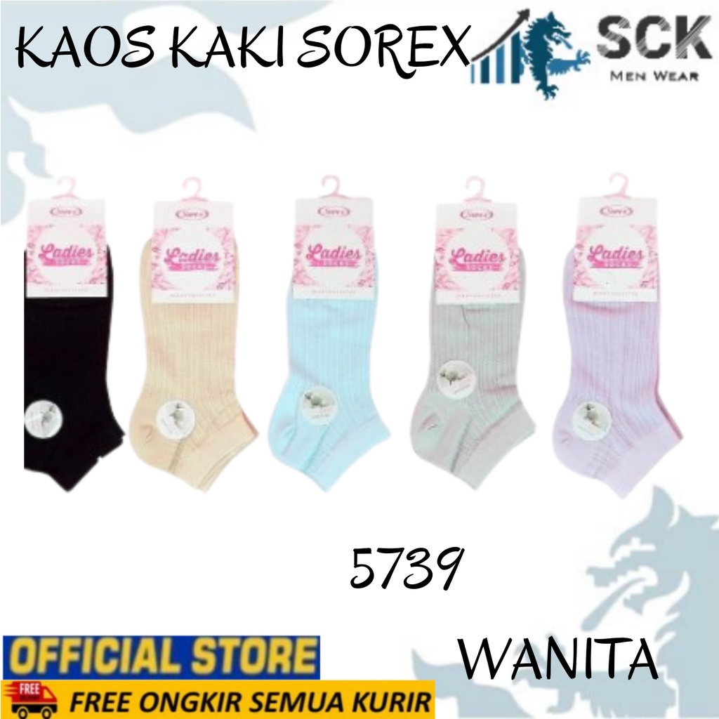 Kaos Kaki SOREX 5739 Remaja &amp; Dewasa Wanita / Kaus Kaki Lucu Wanita