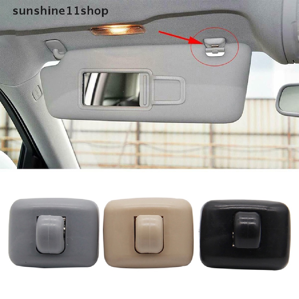 Sho Car Sun Visor Clip Holder Hook Gantungan Pengikat Klip Holder Untuk A3 A4 LA5 A6 LQ5 Q3 8U0857562A 8E0857562 Interior N