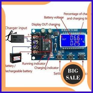 last stok Modul Charger Aki Digital LCD Display Otomatis Cut Off 10A 1F3BZ3