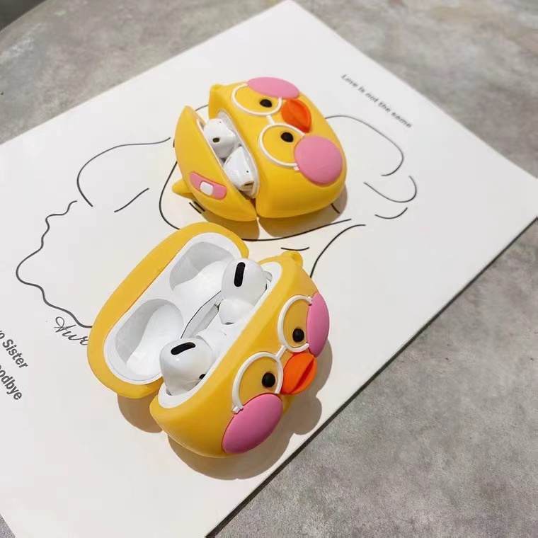 Airpods Case Untuk Apple Airpods 1 2 3 Pro Pelindung Earphone  Silikon Motif Kartun