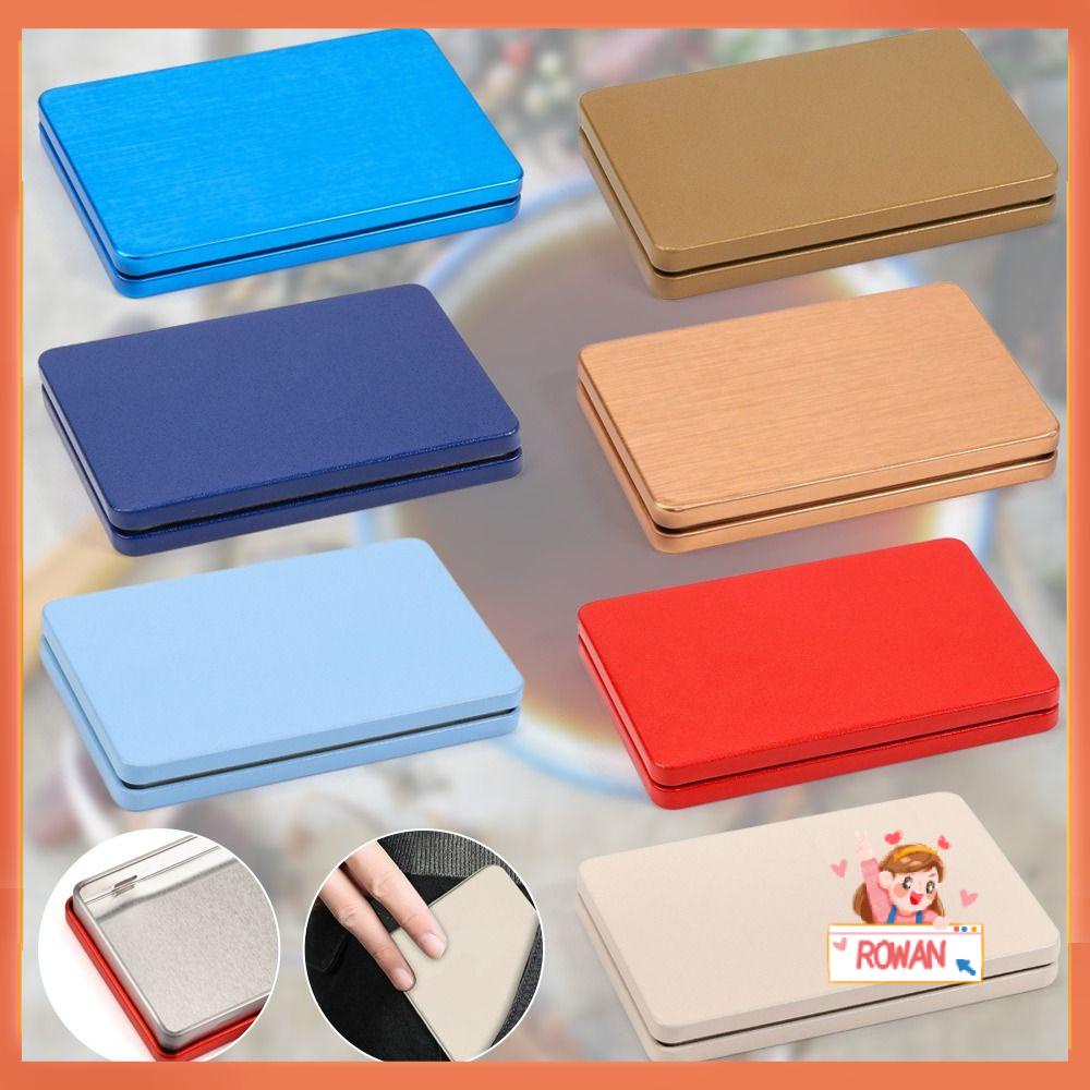 R-flower Tin Box Square Alat Kecantikan Tea Can Storage Box