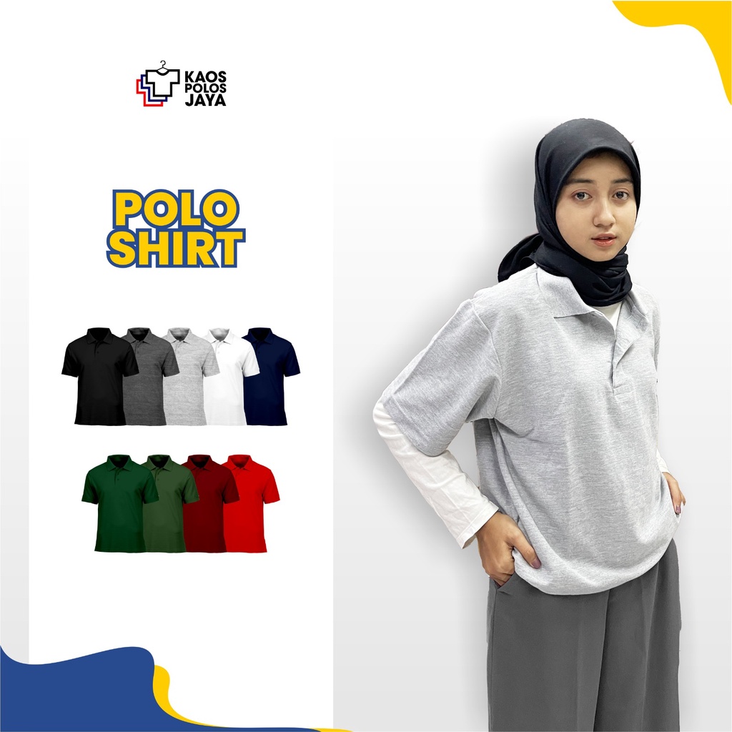 POLO SHIRT COTTON / POLO SHIRT MURAH / KAOS POLO DEWASA / KATALOG A