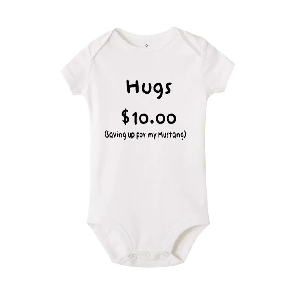 MYSTIQUE.ID-JUMPER ANAK HUGS SAVING UP FOR MY MUSTANG-JUMPER ANAK LUCU GEMOY KEREN DAN AESTETIC