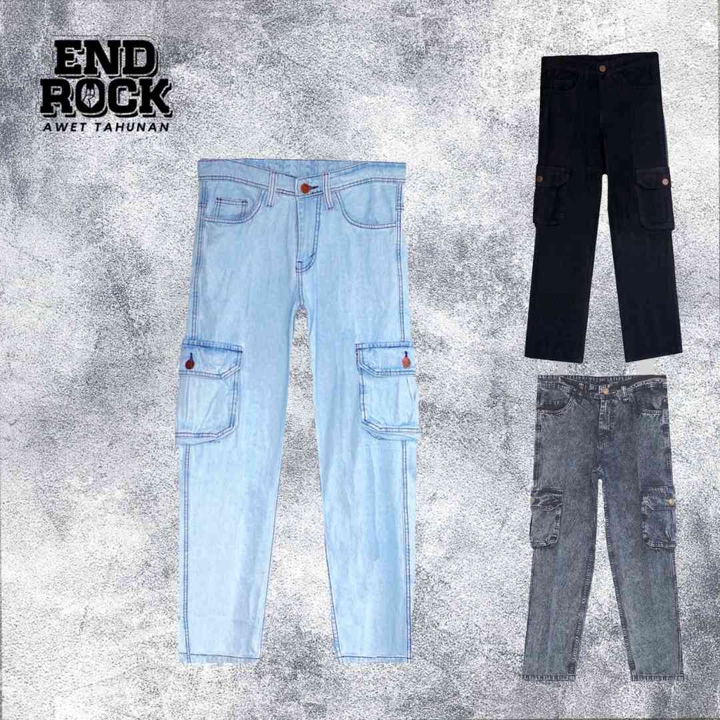 ORIGINAL Celana jeans losepants cargo