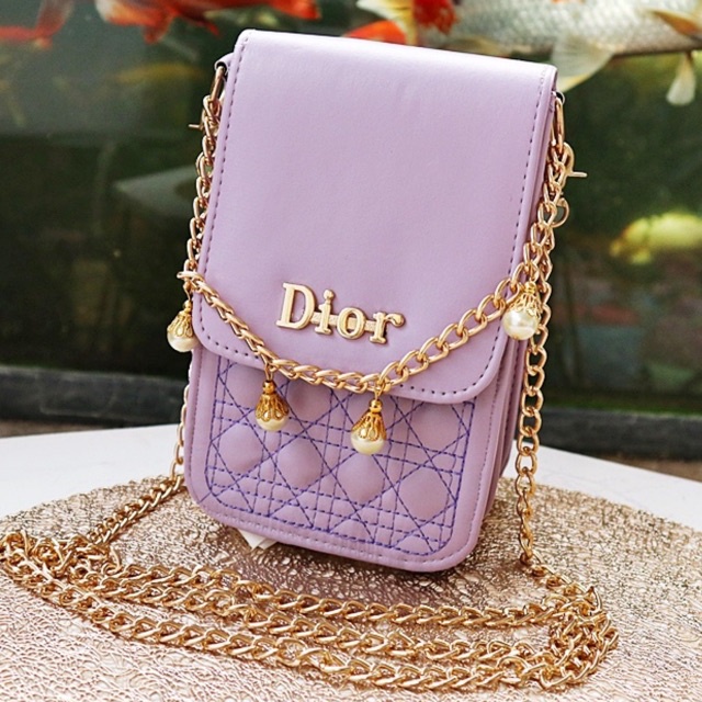 Tas Selempang Wanita Diro Bordir Unik Mutiara kekinian 03-6785 THR