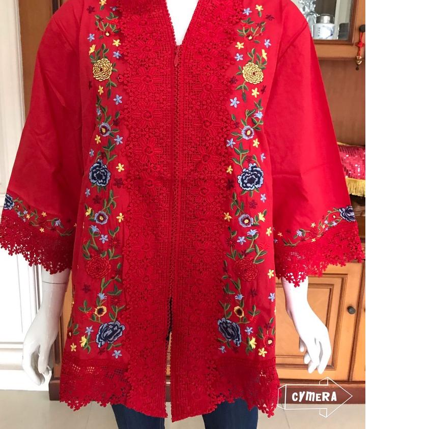 ➭ big size kebaya alexuez bordir timbul /kebaya size jumbo 6L 7L 8L /kebaya encim big size premium ✲