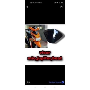 visor beat visor motor jupiter mio beat