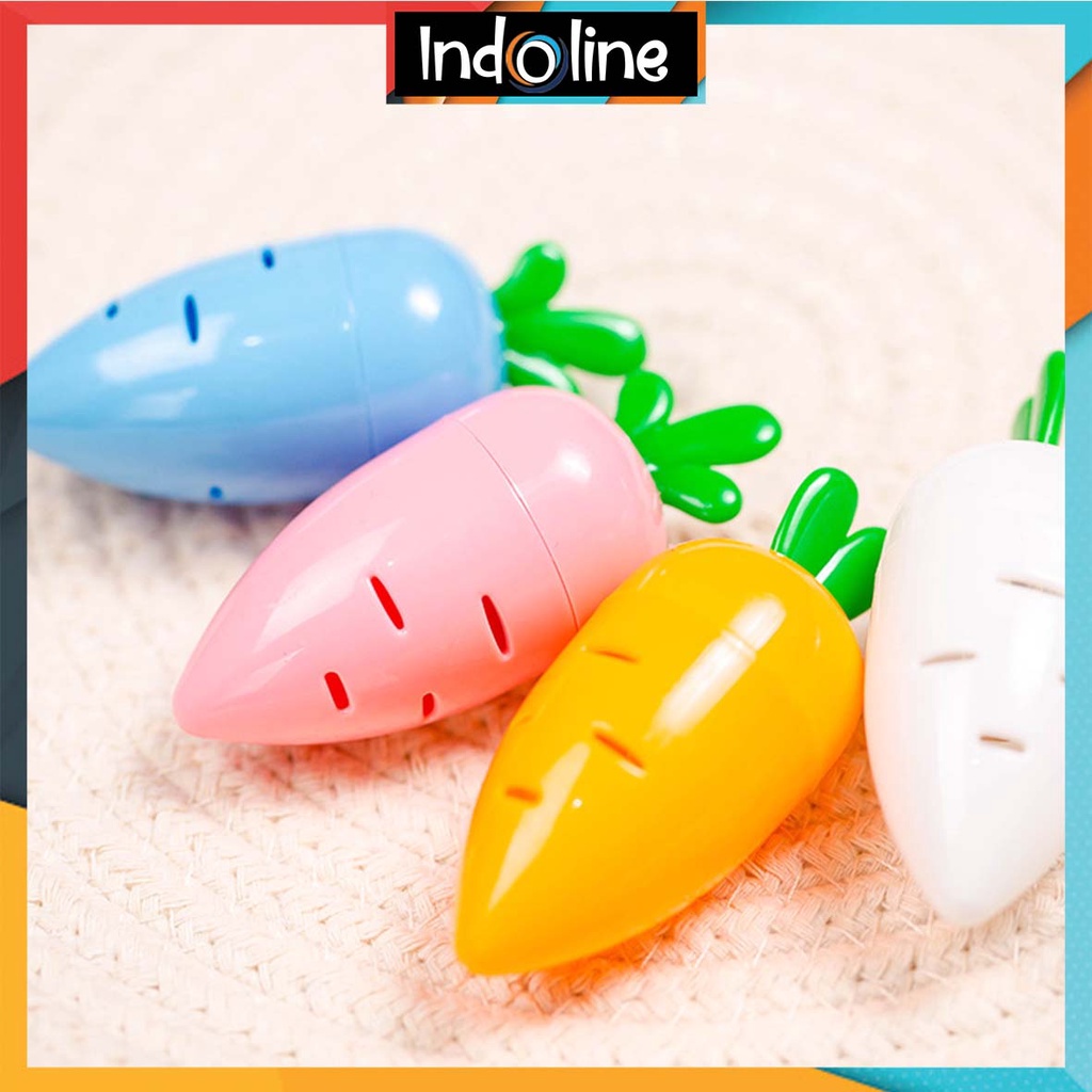 

✔️ Peraut Pensil Motif Wortel Rautan Karakter Wortel Carrot Pencil Shaperner Import COD