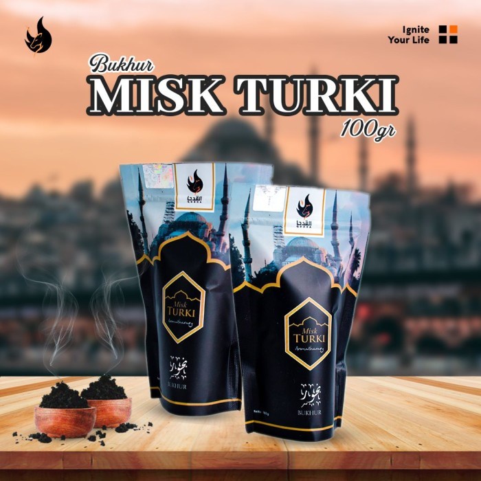 Bukhur Buhur Dupa Serbuk QODHA 100gr 100 Gram Aroma MISK TURKI