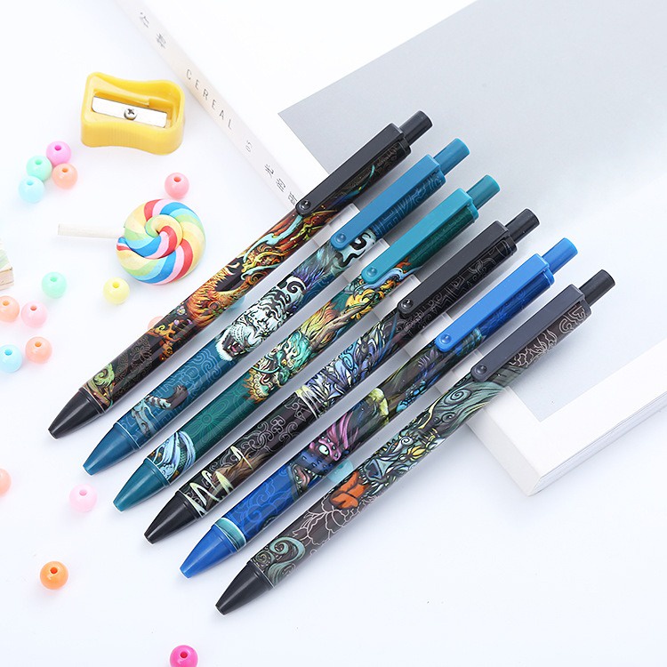 6pcs Pena Pulpen Pen Set Cetek Cetekan GM-ST0311