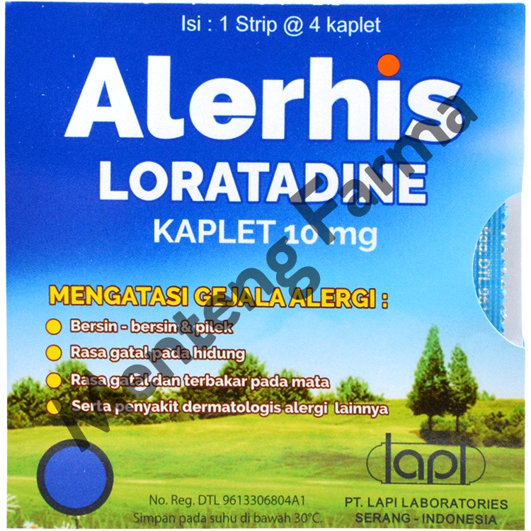 Alerhis 4 Kaplet - Obat Flu dan Alergi