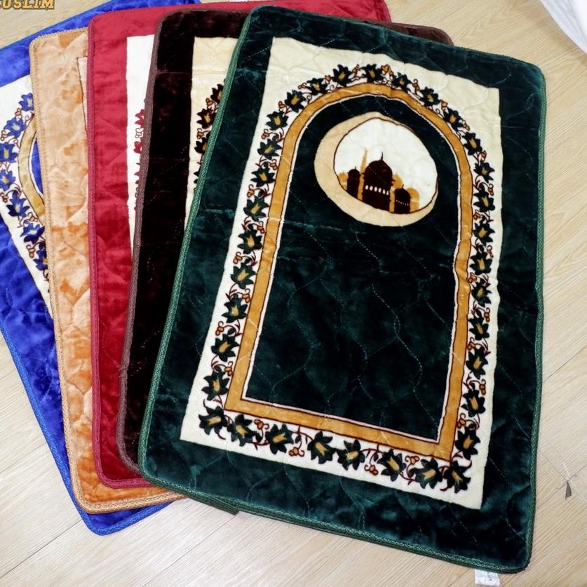 ✭ Sajadah Tebal Busa Turki / Sajadah Jumbo Anti Slip Empuk Berkualitas ➭