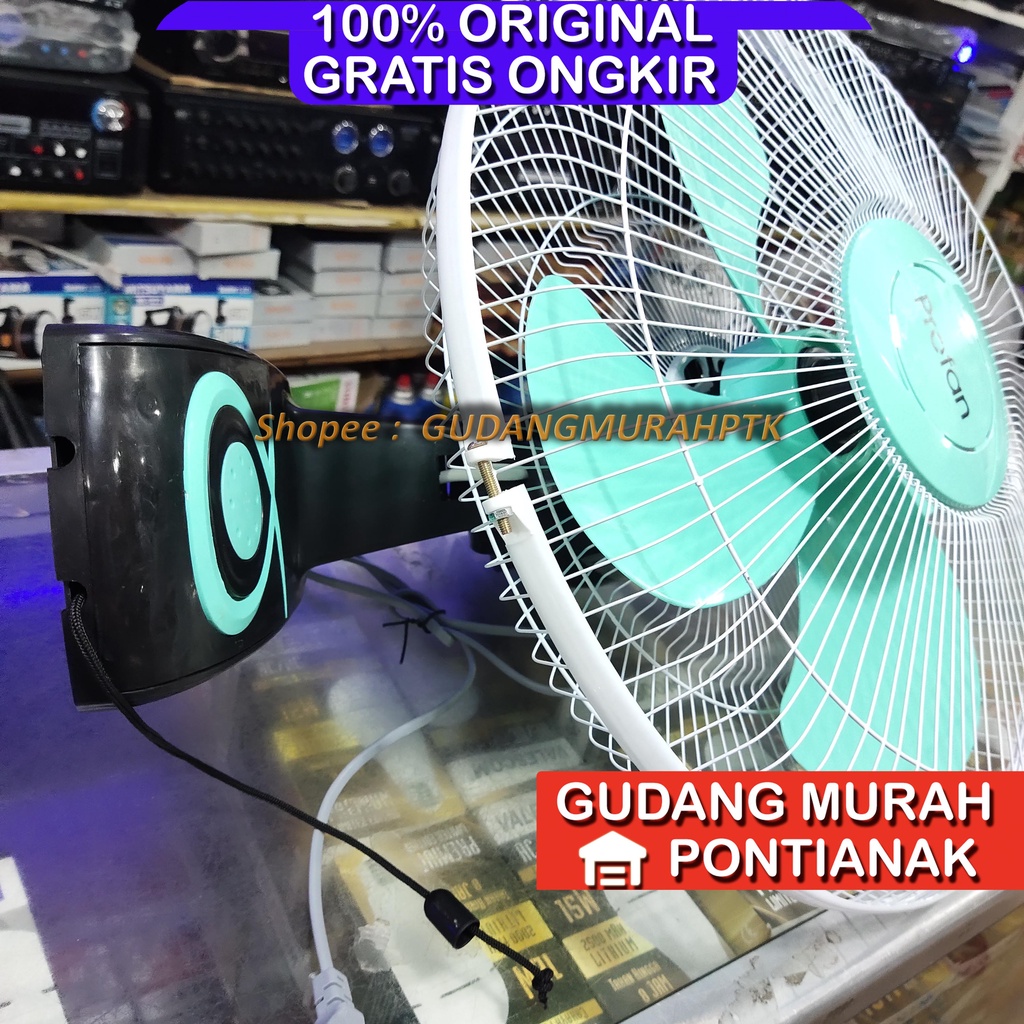 MURAH MERIAH  PROMO Kipas Angin Dinding Profan Kuat dan AWET sayap 4 kencang anginnya wall fan