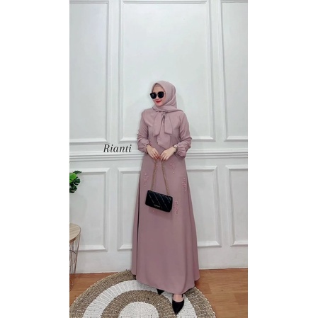 Lubna dress gamis Rianti / lubna dress ori Rianti / gamis Rianti / rianti
