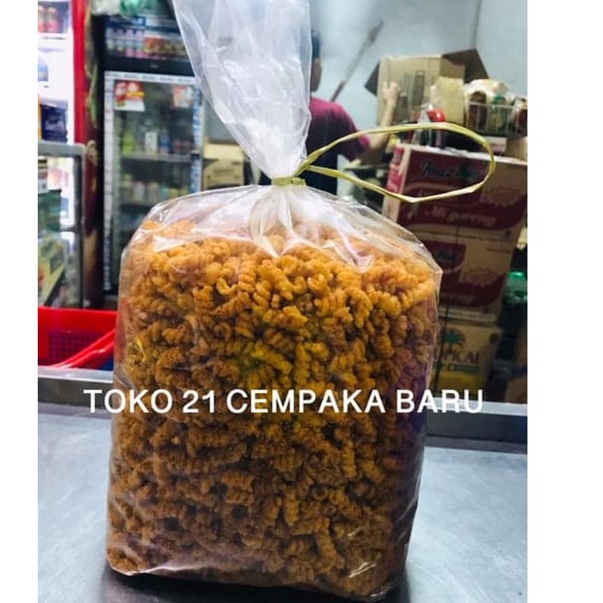 

♠ Makaroni Spiral Goreng PEDAS 1 BALL | Makroni Spiral Ulir Pedes Kiloan ❆