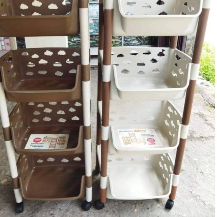 ☀ RAK BUENA 4 Susun / Rak Serbaguna 4 Tingkat ◙