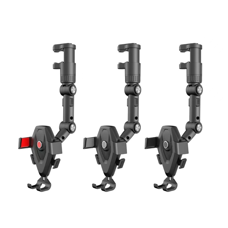 Bt Dash-Cam Mount Spion Bracket Klip Gantung 360derajat GPS Smartphone-Mobil Phone Holder Stand Adjustable Suppo