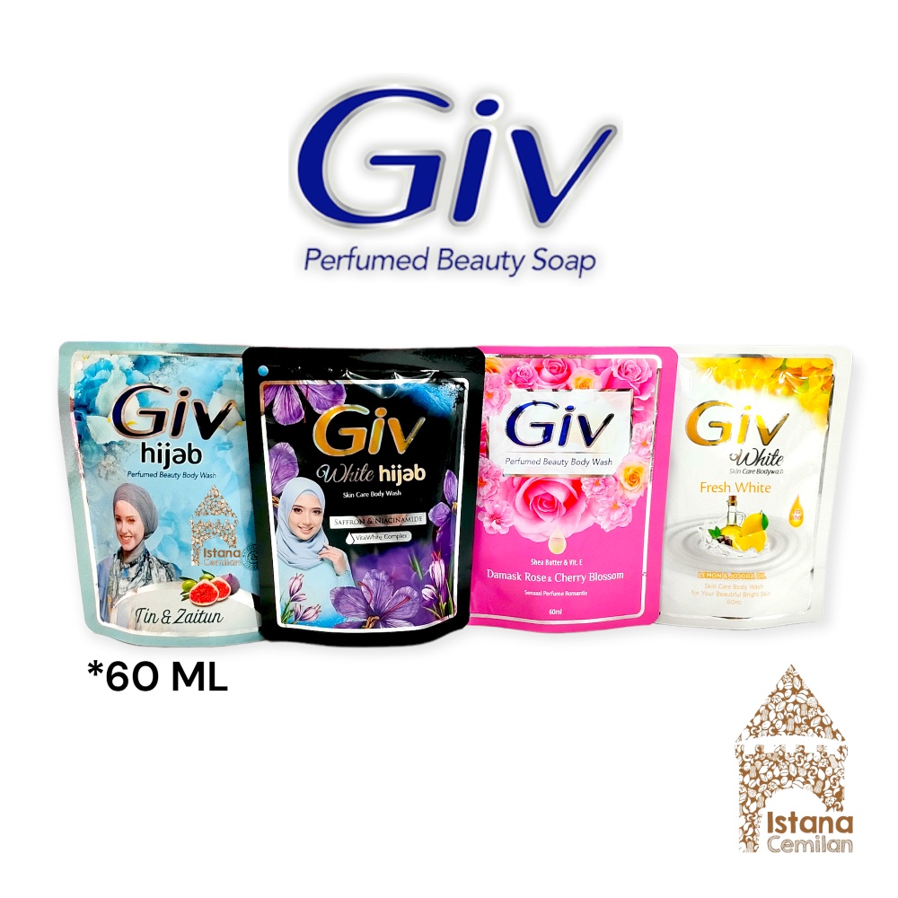 GIV Sabun Mandi Cair Perfumed Soap Body Wash 60 ML