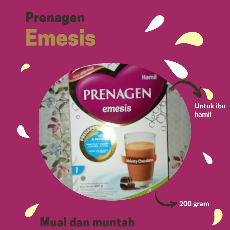 PRENAGEN EMESIS SUSU MASA MUAL &amp; MUNTAH 200gram