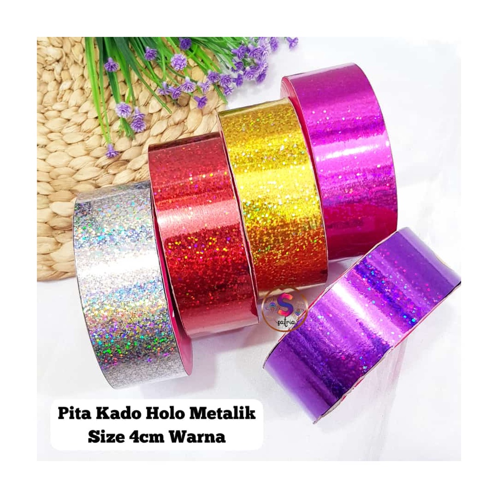 

pita kado hologram besar 4CM/PITA KADO B HOLO/ PITA UNIK/RIBBON