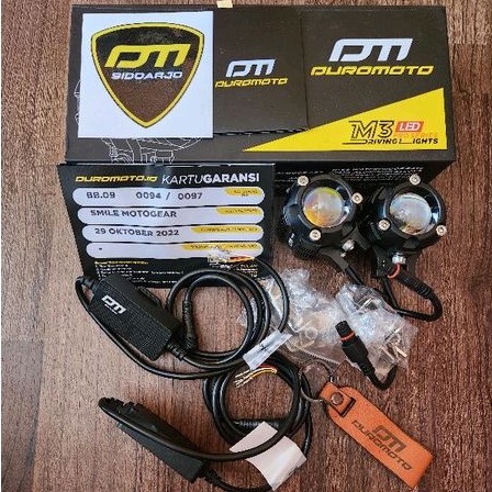 LAMPU DUROMOTO M3 PRO LAMPU TEMBAK LED FOGLAMP MOTOR MOBIL