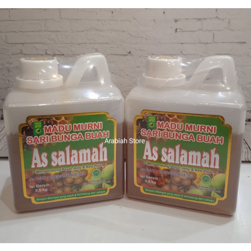 

Madu As Salamah Murni Sari Bunga Buah 500gr Original 100% Bpom