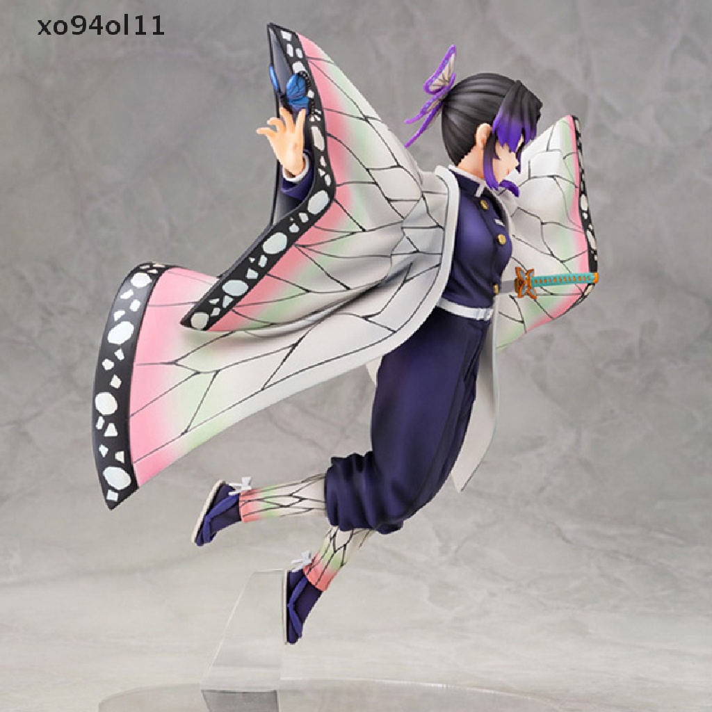 Xo 1Pc 20cm Demon Slayer Anime Figure Kochou Shinobu Action Kimetsu No Yaiba Figure OL