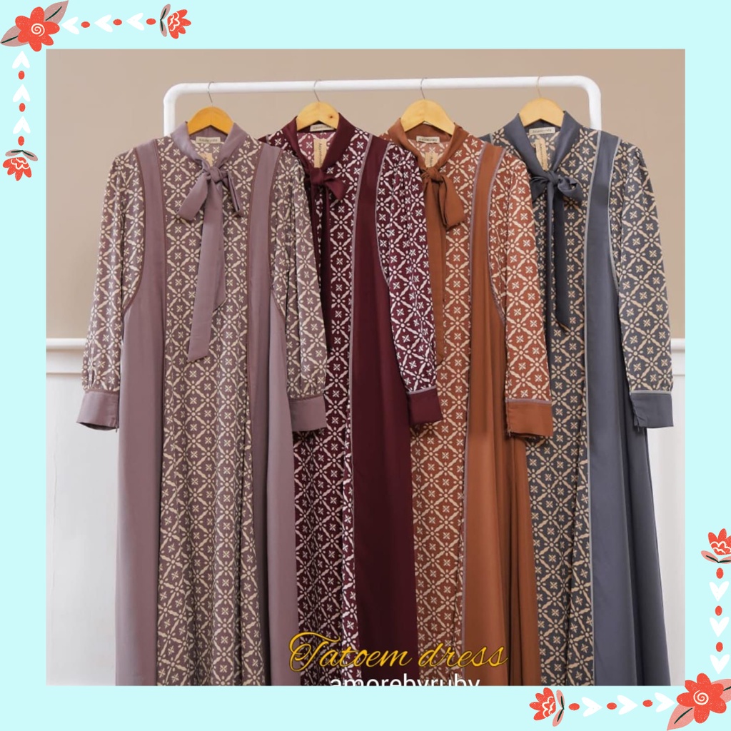 Gamis Wanita,Tatoem Dress Original
