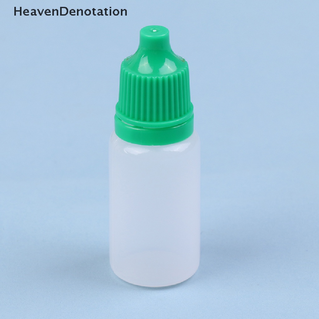 [HeavenDenotation] 4pcs 10Ml Botol Dripper Pencet Plastik Transparan Mini Dapur Gadget HDV