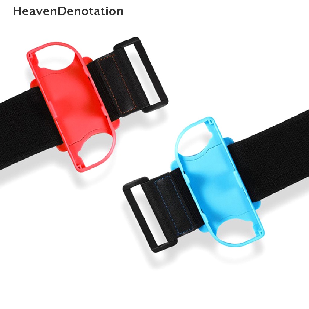 [HeavenDenotation] 2pcs Kontrol Gerak Aksesoris Game Ban Lengan Adjustable Elastis Gelang Saklar Menari Gelang NS Joypad Gelang Untuk Switch HDV