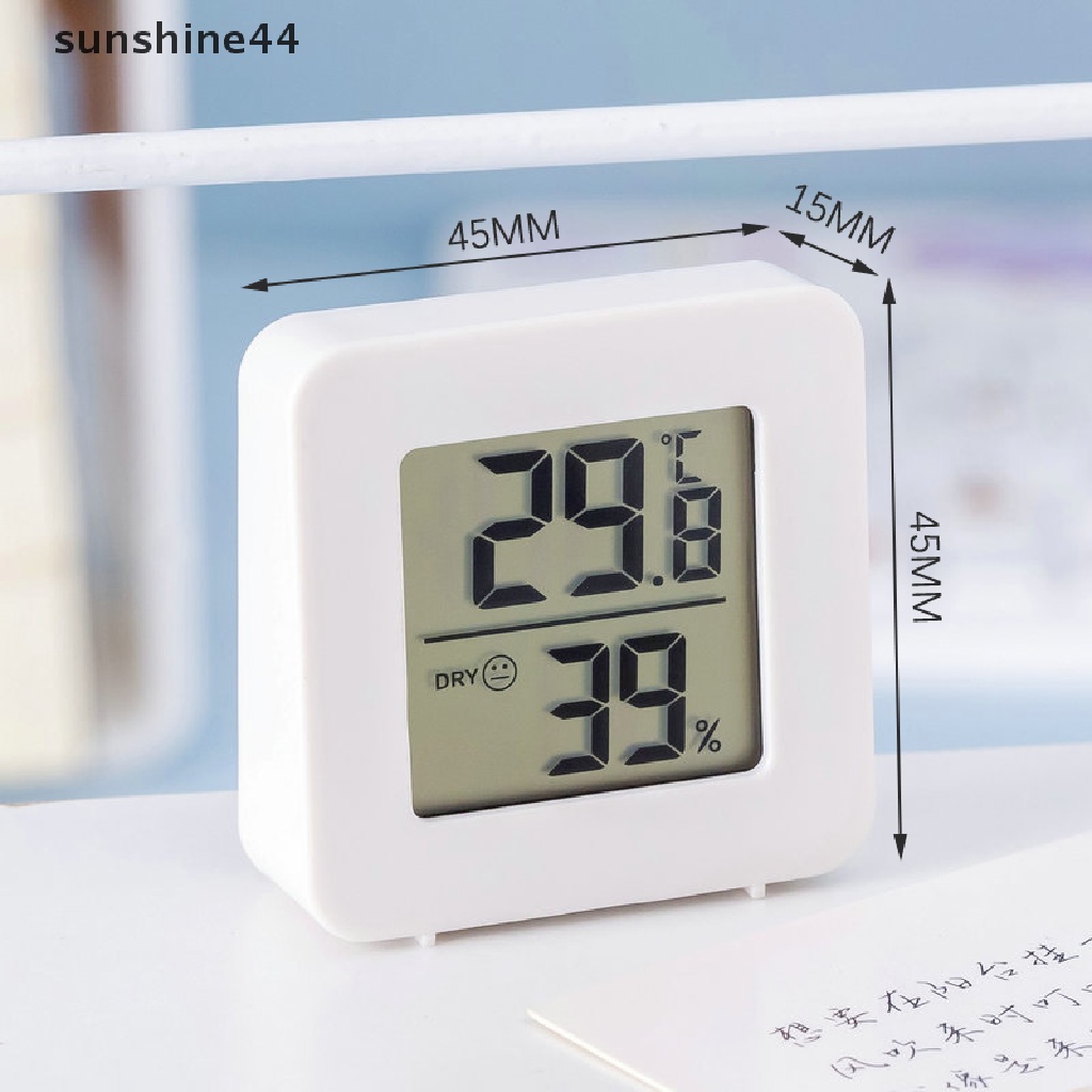Sunshine Digital Electronic Thermohygrometer Indoor Mini Thermometer Hygrometer Basah Kering Kamar Bayi Dinding Kamar Pengukur Suhu ID