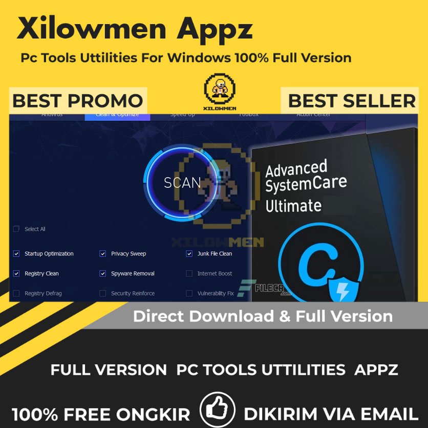 [Full Version] Advanced SystemCare Ultimate Pro PC Tools Software Utilities Lifetime Win OS