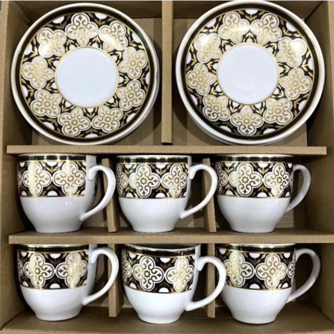 

SET HAMPERS CANGKIR GELAS TEH IDUL FITRI LEBARAN / MEDINA TEA CUP SET TH5464TY