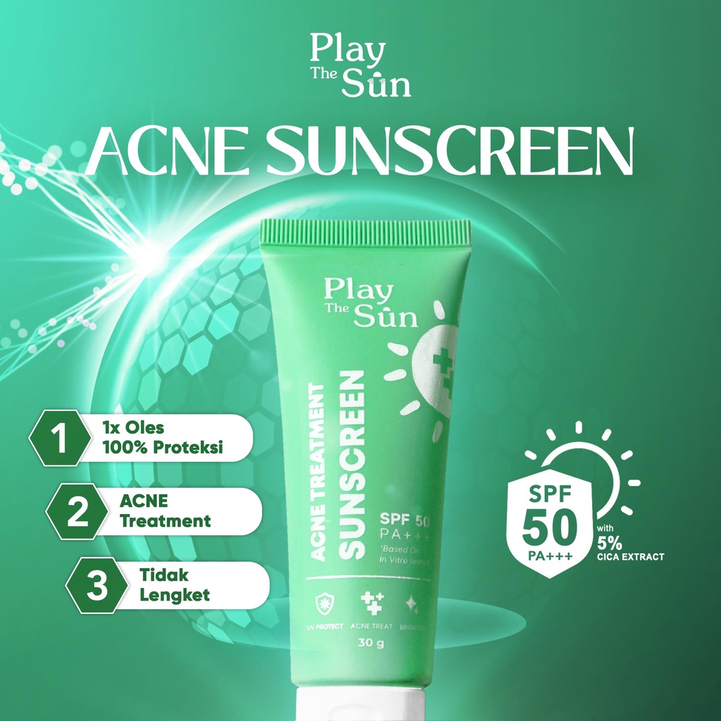 Jual Sunscreen Untuk Kulit Berjerawat Kemerahan dan Sensitive Play