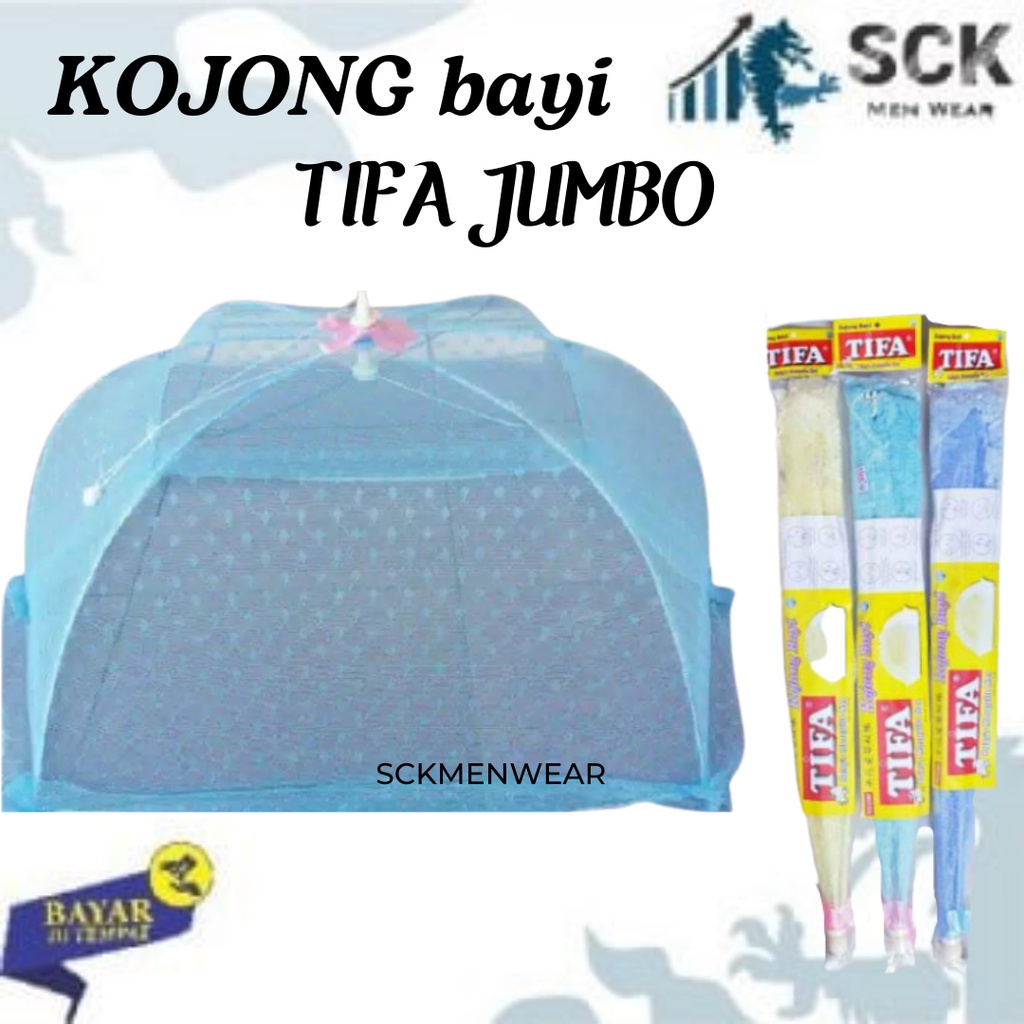 Kojong Bayi TIFA WARNA JUMBO / Perlengkapan Balita / Kelambu Batita / Kebutuhan Anak Kecil - sckmenwear GROSIR