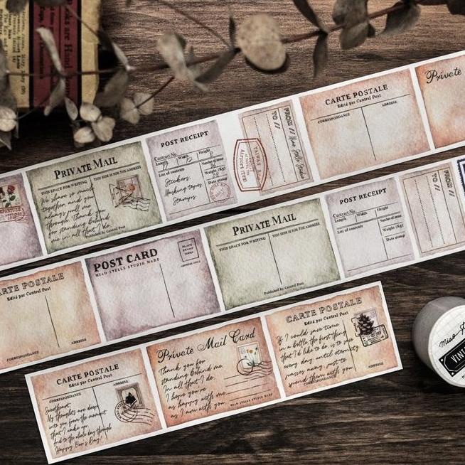 

Miao Stelle Vintage Mail Washi Tape