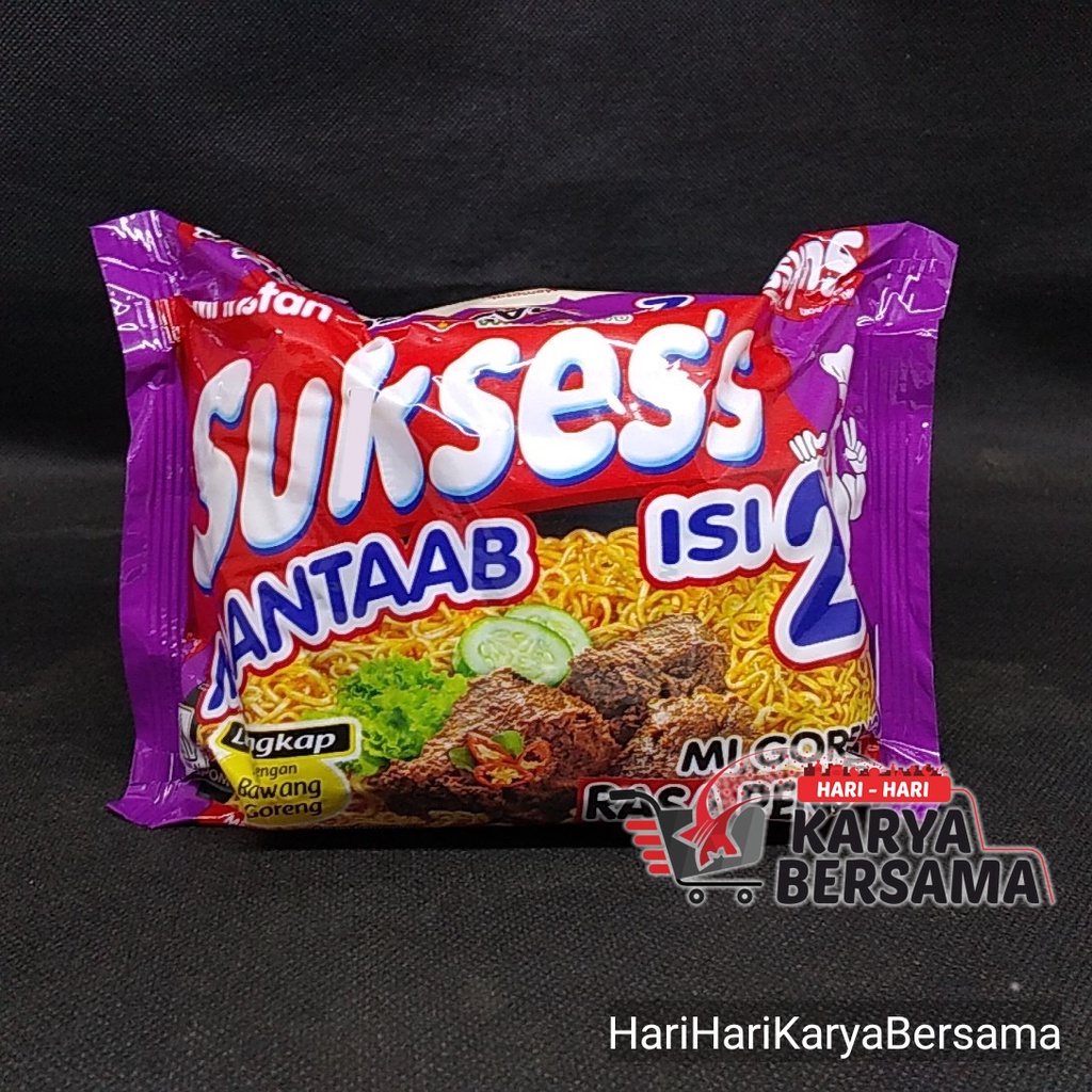 

SUKSES'S MI INSTAN ISI 2 MI GORENG RASA RENDANG 132GR