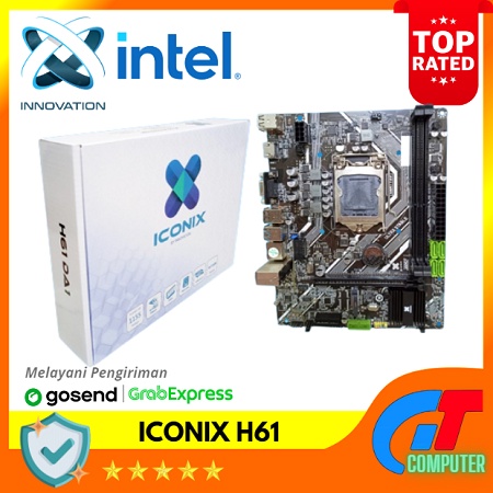 Motherboard Iconix H61 IT [Socket LGA 1155,intel H61, DDR3, HDMI] TOP