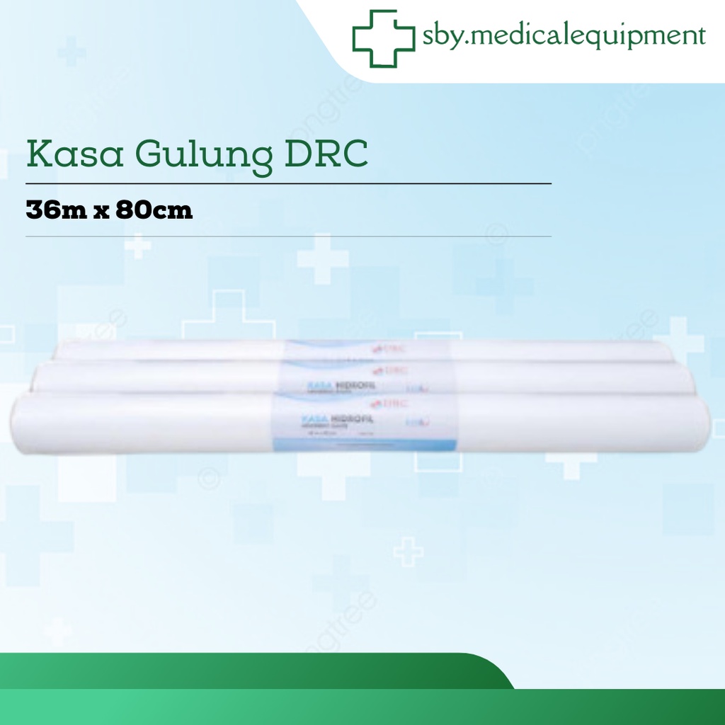 COD Kasa Gulung Rol DRC size 36m x 80cm Perban Gulungan Besar Izin Kemenkes ORI