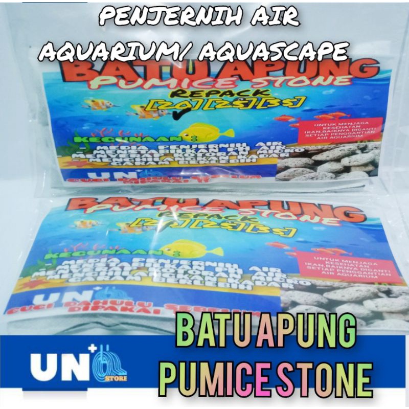 BATU APUNG MEDIA PENJERNIH AIR AQUARIUM/AQUASCAPE REPACK