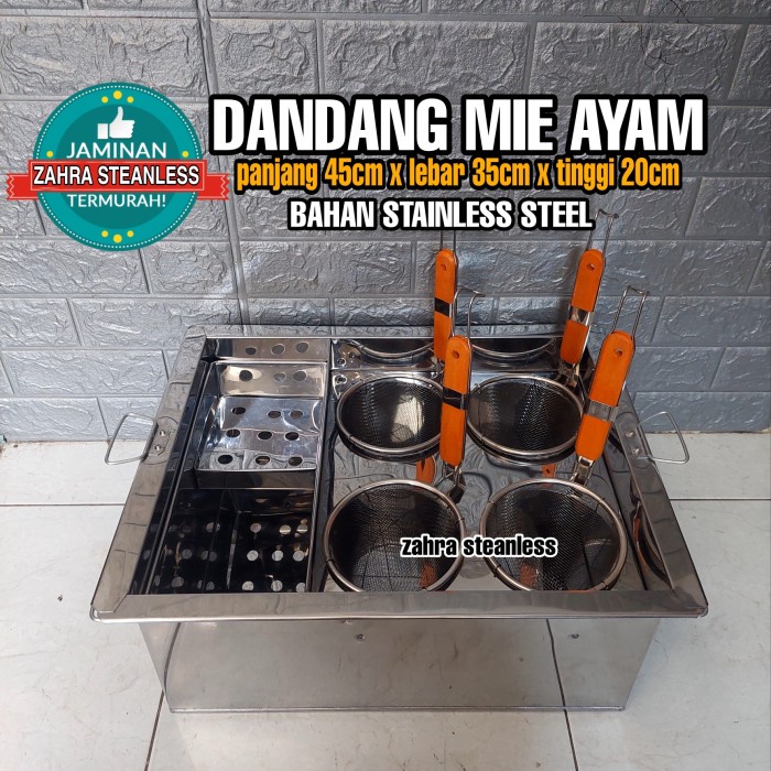 Terlaris Dandang Mie Kocok / Dandang Mie Ayam 4 Lubang / Panci Mie Ayam