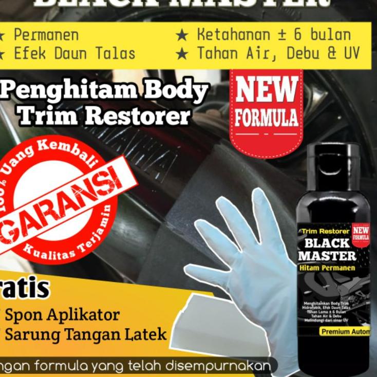Lebih Berkualitas Penghitam Body Permanen Trim & plastik Restorer /Dashboard/body motor motor Back t