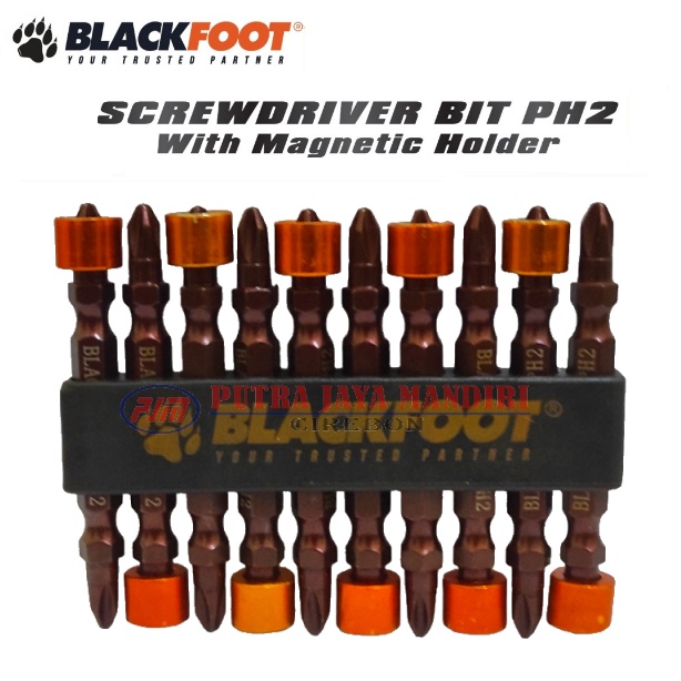Blackfoot Mata Obeng Angin Ph 2 / Screwdriver Bits With Magnetic Holder