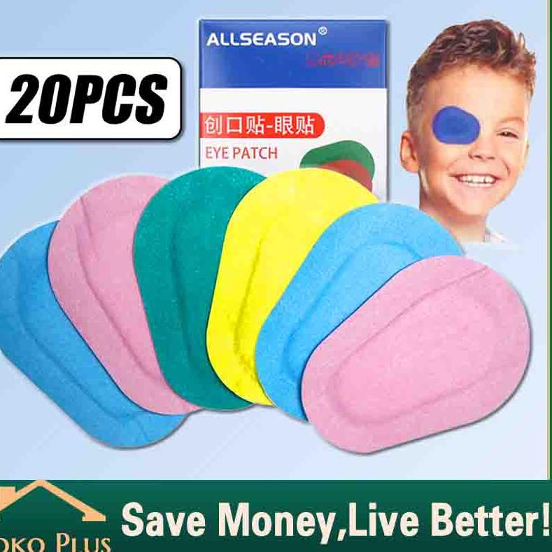 ✱ 20Pcs Opticlude Orthoptic Eye Patch Junior/Regular Eye Patch Penutup Mata Malas Amblyopia Plester 