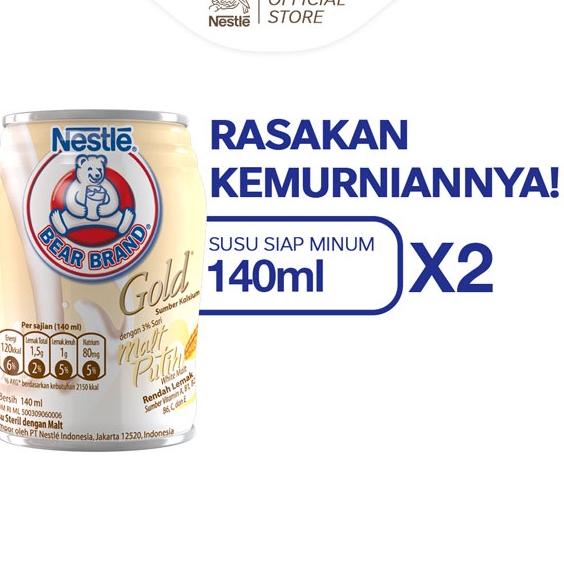 

J97 Bear Brand Gold White Malt RTD 140ml x2 READY ⇵